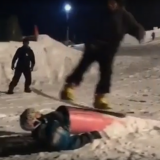 Poteva finire male in questo snowpark