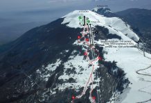 Cartina piste e impianti Monte Piselli