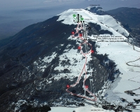 Monte Piselli - Cartine impianti - piste