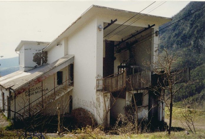 Sarnano, funivia Piobbico Fontelardina (stazione di partenza)