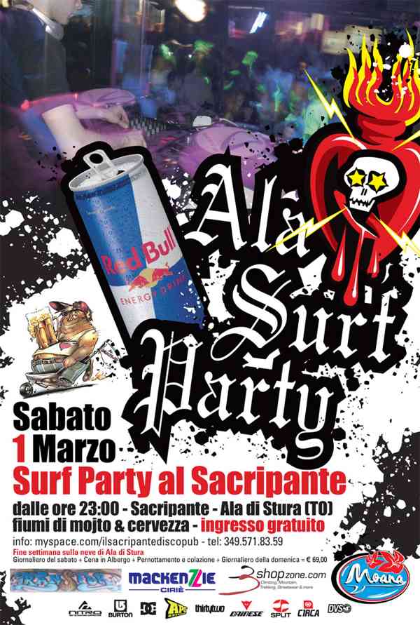 ala surf party 2008 ala di stura torino