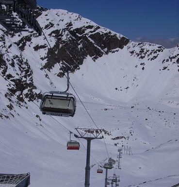Diavolezza pista del ghiacciaio che va da 2900 a 3066 mt