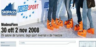 screenshot del sito skipass