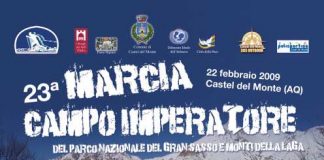 volantino 23a Marcia Campo Imperatore 22 Febbraio 2009