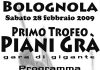 locandina gara gigante bolognola febbraio 2009