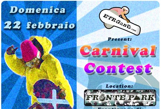 locandina Primo Freestyle Carnival Contest Frontignano di Ussita