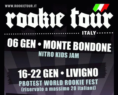 locandina Rookie Tour Italy 2009 2010