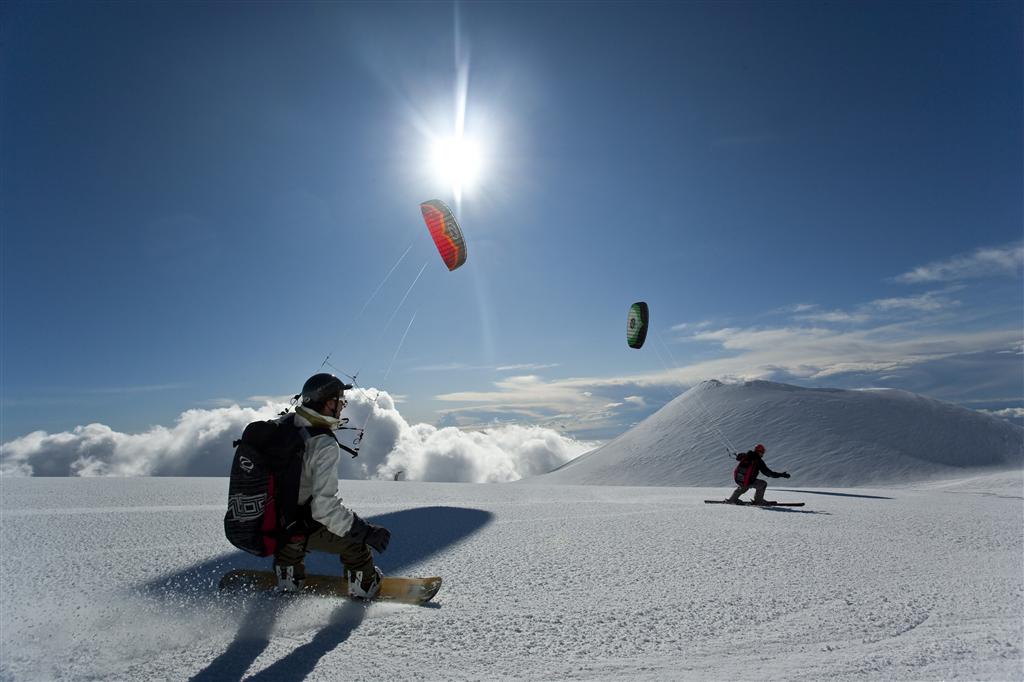 Chasta Day 2010 Snowkite Italian Tours Etna a