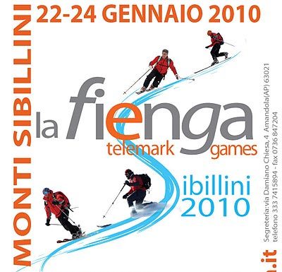 locandina evento la fienga telemark games monti sibillini