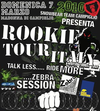 flyer rookie tour madonna di campiglio 2010