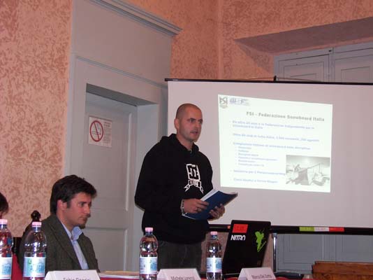 Marco Sanpaoli - Vice presidente WSF – World Snowboard Federation e Consigliere FSI – Federazione Snowboard Italia