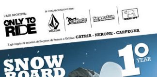 volantino snowboard contest only to ride cup 2011