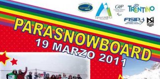 locandina campionati italiani parasnowboarding 2011 Bellamonte Val di Fiemme