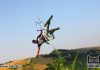 grass kiter in azione