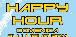 Locandina happy hour on the beach con SciMarche.it