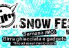 evento locandina snowfest sarnano 2011