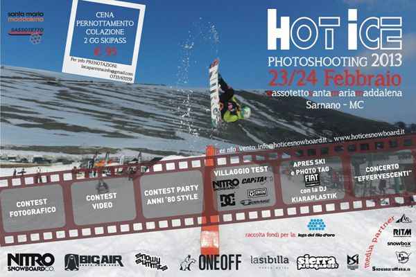 locandina hot ice photoshooting 2013 sarnano mc