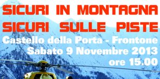 locandina convegno sicurezza montagna regione marche 2013