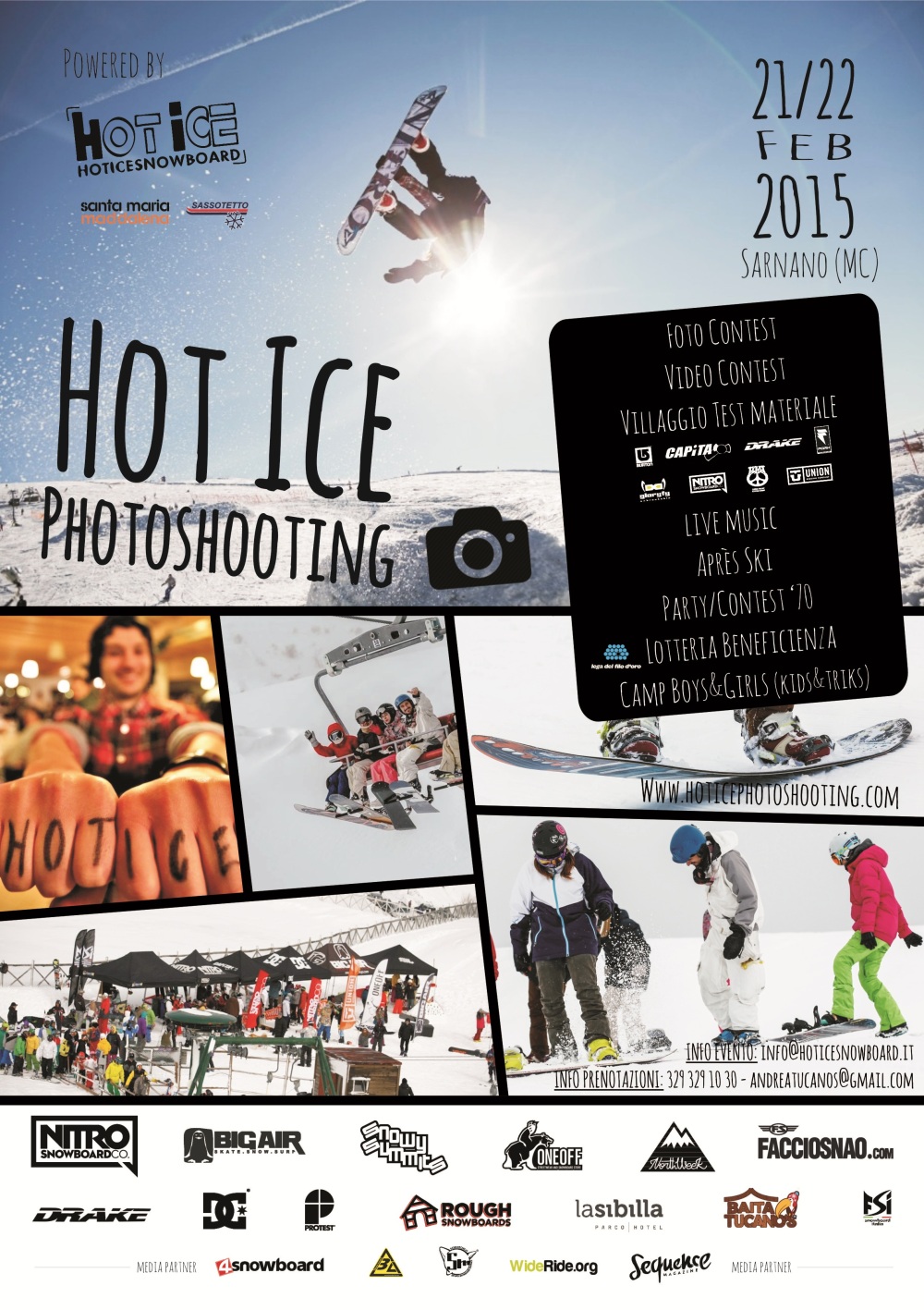locandina hot ice photoshooting 2015