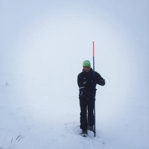 Francesco Cangiotti sulle piste di Bolognola