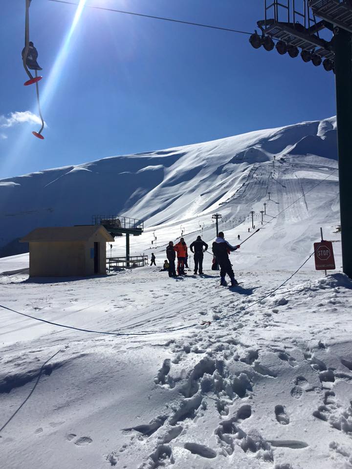 Località invernale Pintura di Bolognola partenza skilift