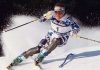 Alberto Tomba in azione durante la gara di slalom - Madonna di Campiglio - 17.12.1996