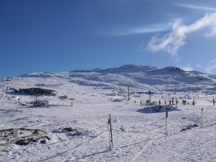 Sciare a Ben Lomond in Tasmania