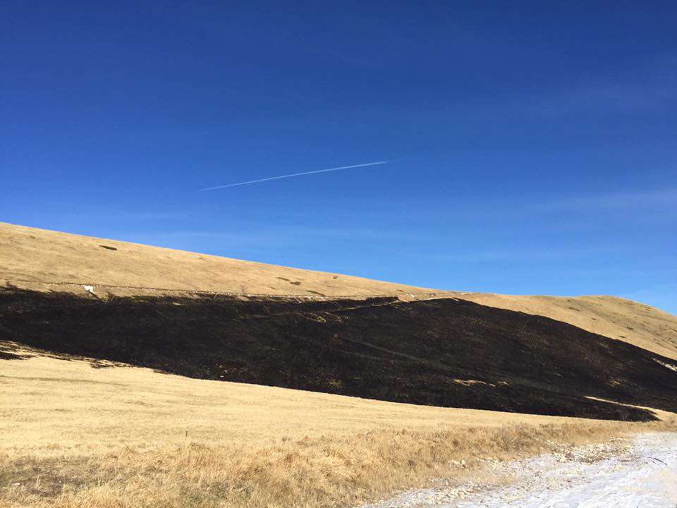 L'incendio finalmente è stato domato dai Vigili del Fuoco - Credits E'tv Marche