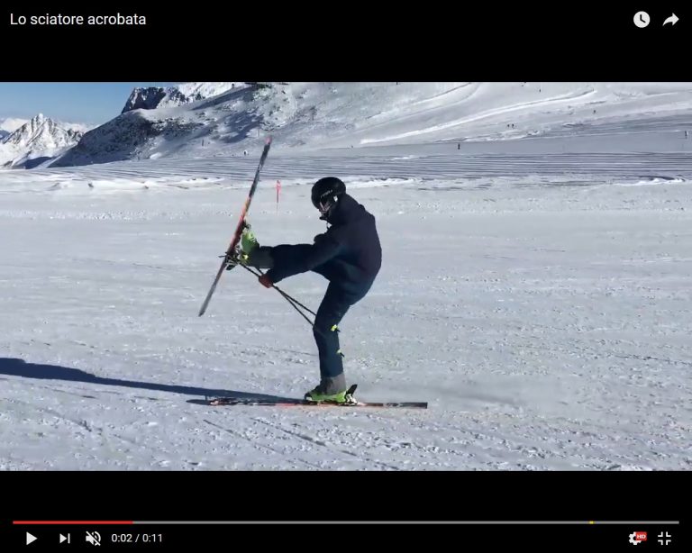 Lo sciatore acrobata