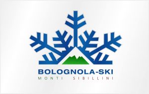 Il logo della società Bolognola ski che gestisce gli impianti di risalita