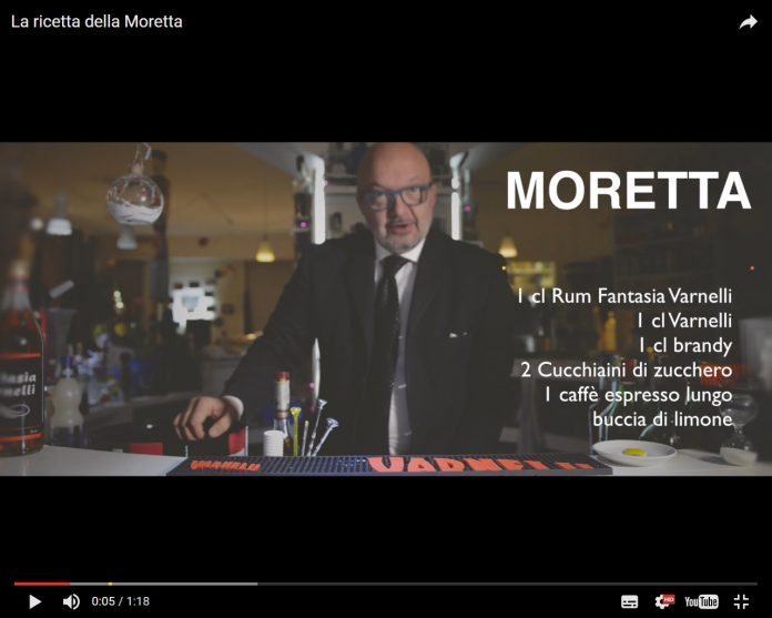 La ricetta della Moretta (Moretta di Fano o Moretta Fanese), Caffè, Rum Fantasia Varnelli, Brandy e Varnelli