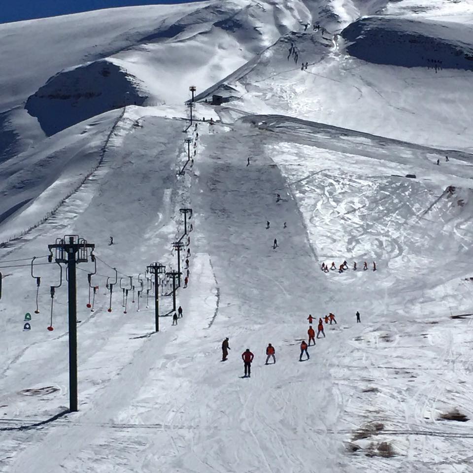 Panoramica di una pista di Bolognola