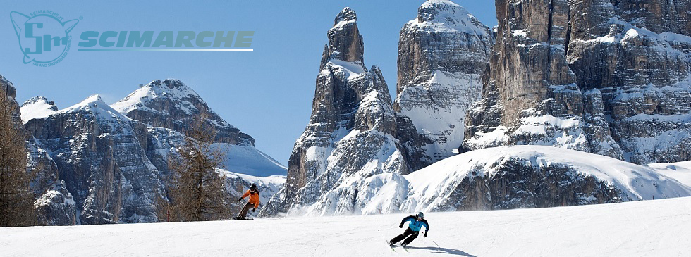 Piste da sci in Alta Badia - Trentino Alto Adige