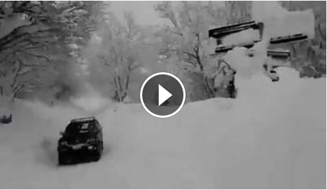 Situazione neve Vallegrascia di Montemonaco - Ascoli Piceno - Marche