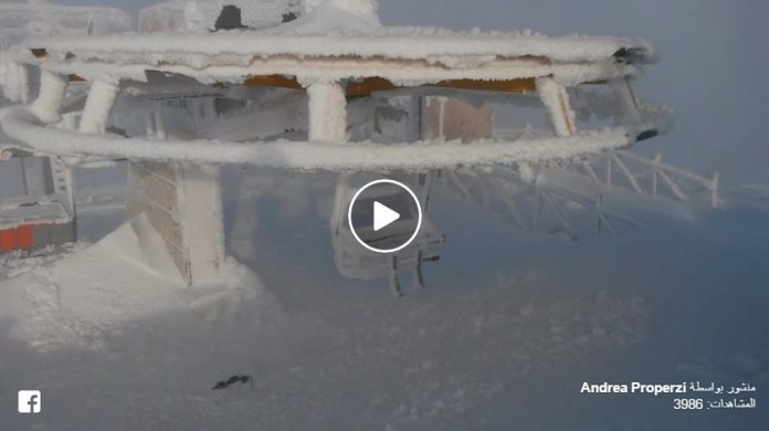 Il video che testimonia la tanta neve a Sarnano
