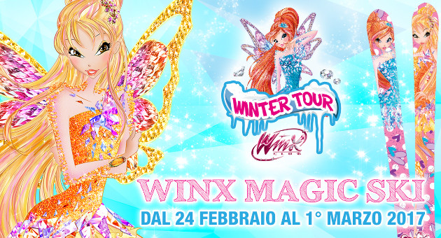 L'evento Winx Magic Ski Tour 2017 sulle montagne del Friuli Venezia Giulia
