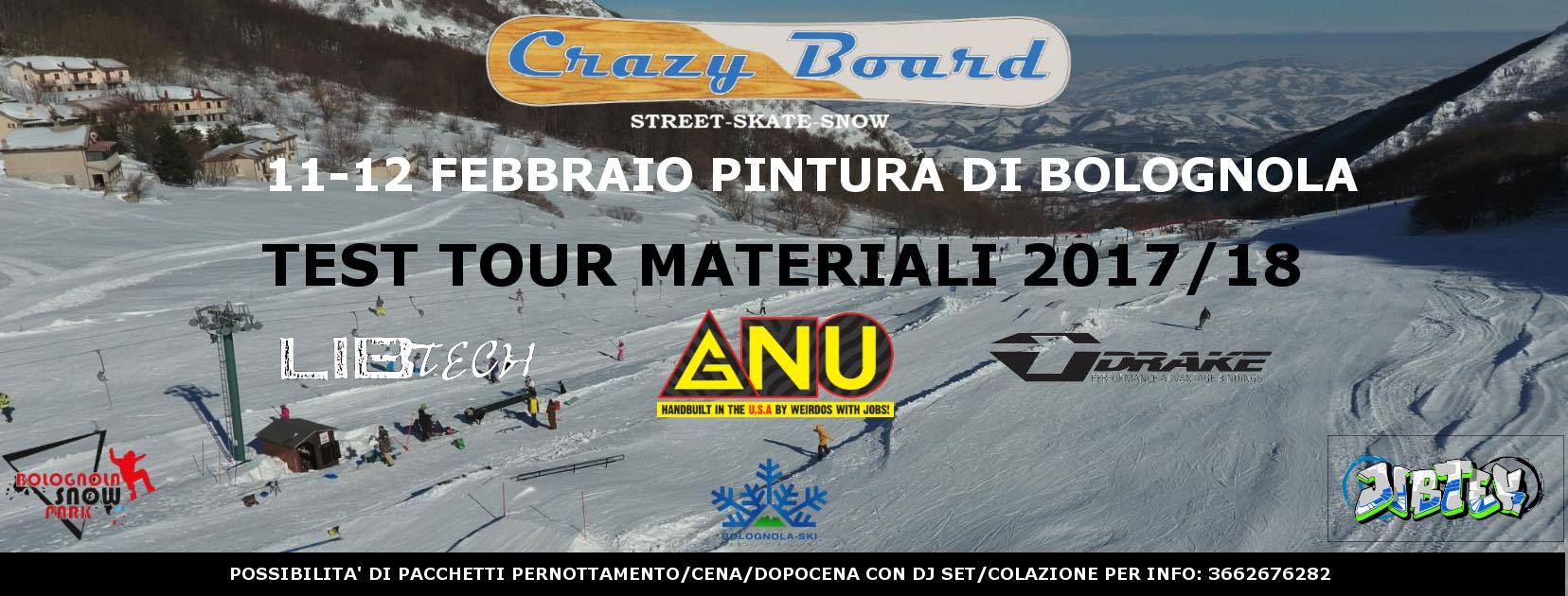 Bolognola snowboard test