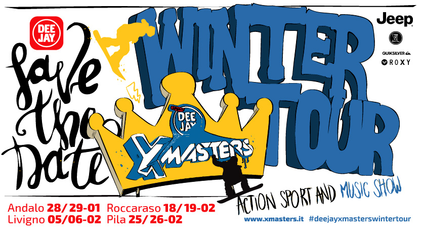 L'evento Deejay Xmasters Winter Tour 2017