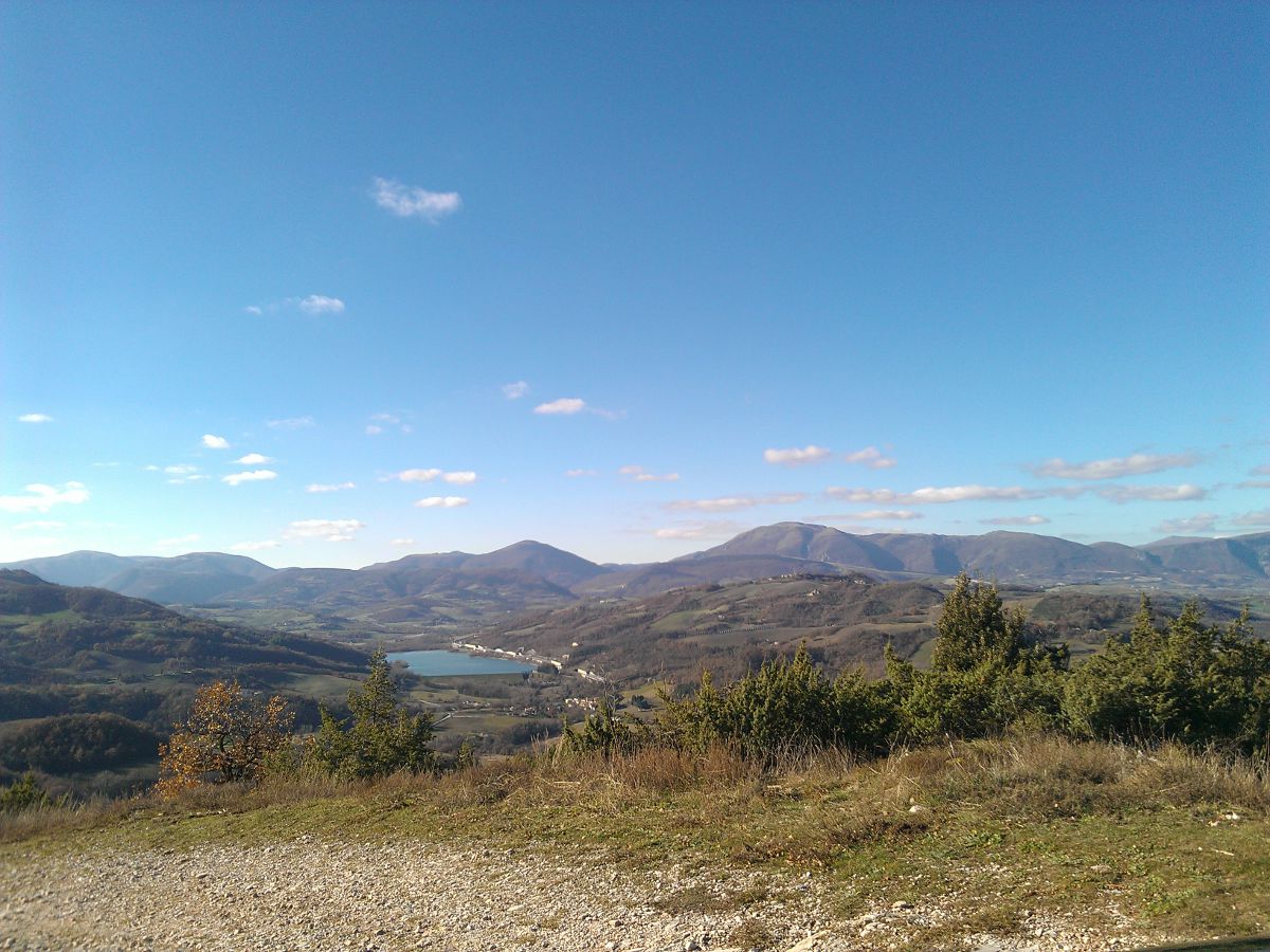 Il panorama con vista lago di Polverina