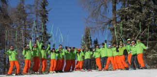 I maestri di sci e snowboard della AEvolution Ski School di Folgarida - Trentino