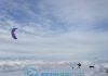 Snowkite ai Piani di Ragnolo, la foto del giorno scattata da Monica Capretti
