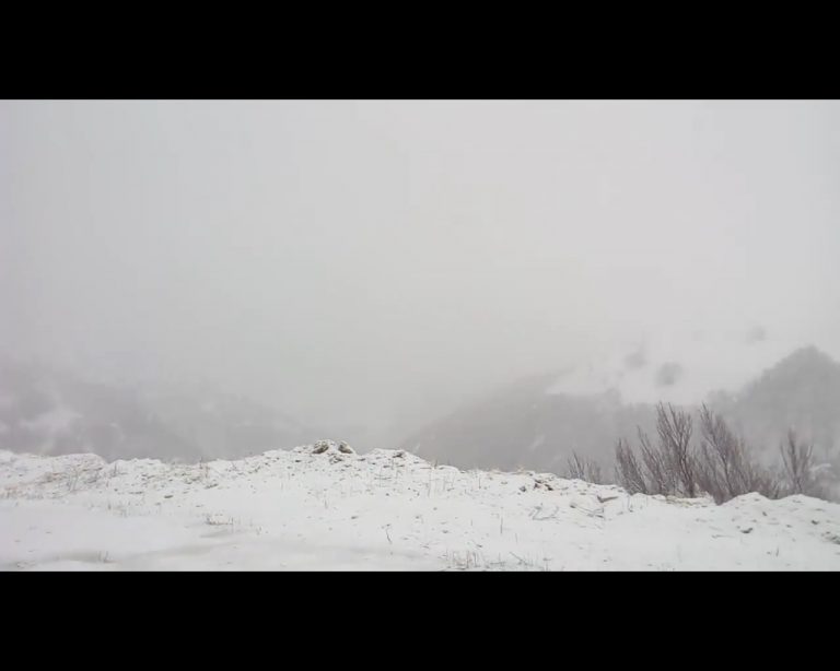 La nevicata live a Sassotetto Sarnano in provincia di Macerata - video di Andrea Valori - Hotel Sibilla