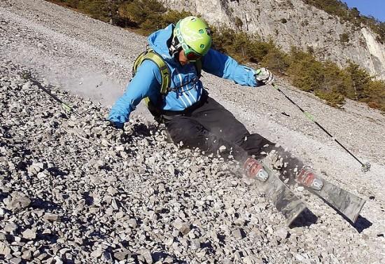 Sci sulle pietre - Rock Skiing - Credits: Dominic Ebenbichler