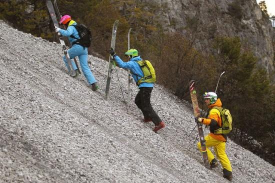 Sci sulle pietre - Rock Skiing - Credits: Dominic Ebenbichler