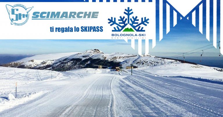 SciMarche ti regala lo skipass per sciare sulle piste di Bolognola
