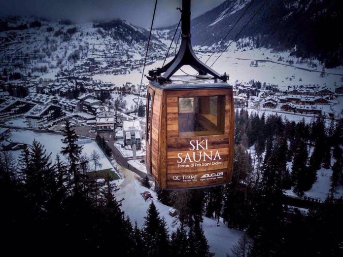 La ski sauna a La Thuile - Credits La Thuille - Valle d'Aosta