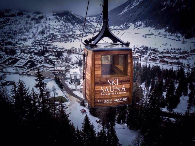 La ski sauna a La Thuile - Credits La Thuille - Valle d'Aosta