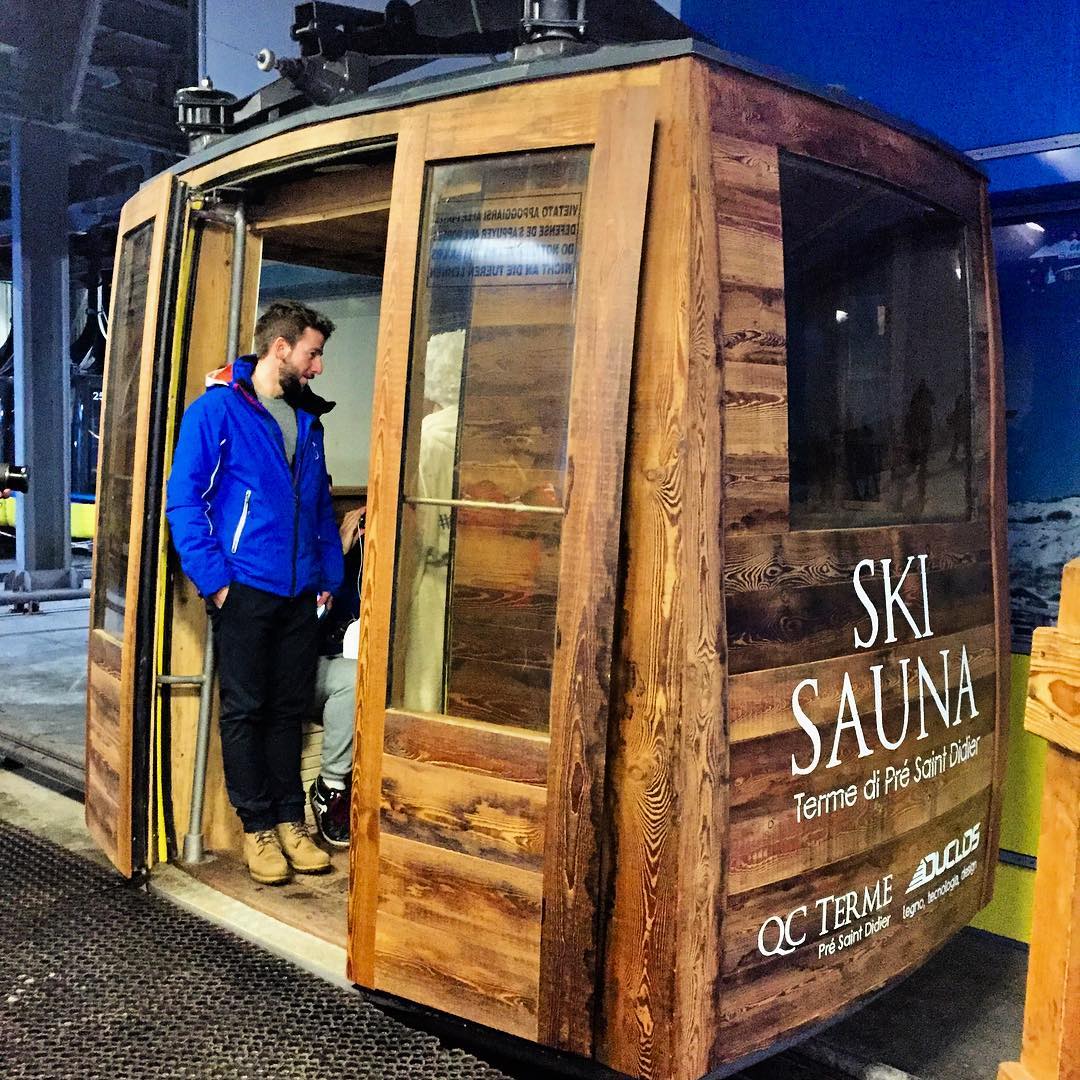 La ski sauna a La Thuile - Credits La Thuille - Valle d'Aosta