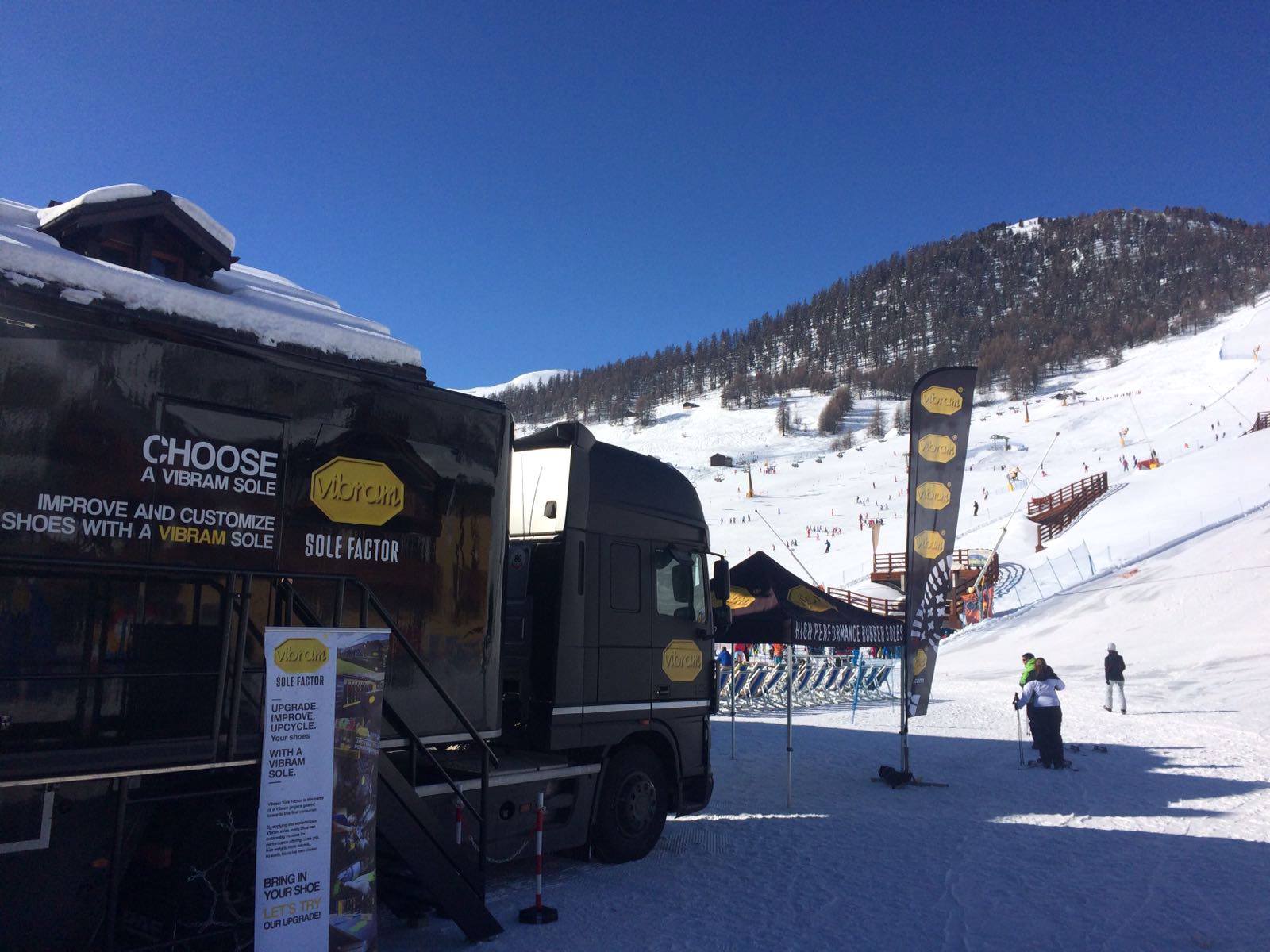 Il Vibram sole factor truck - Tour 2017 - Livigno