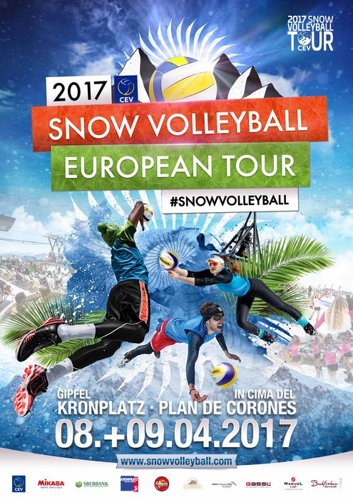 Snow Volleyball european tour 2017, l'ultima tappa a Plan de Corones